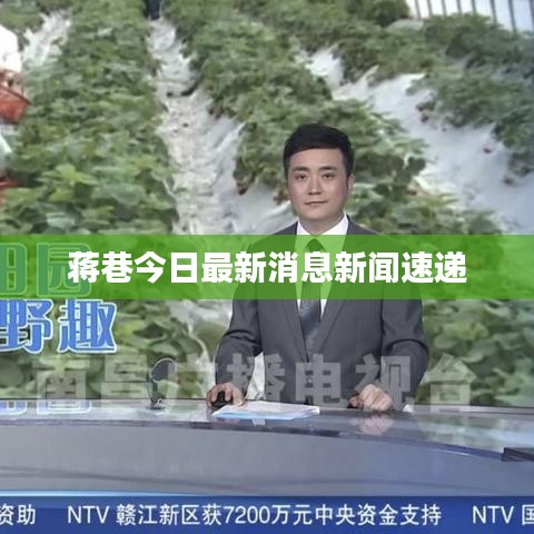 蔣巷今日最新消息新聞速遞