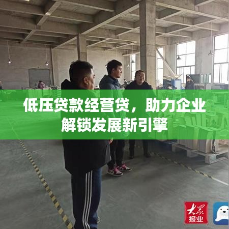 低壓貸款經(jīng)營(yíng)貸，助力企業(yè)解鎖發(fā)展新引擎