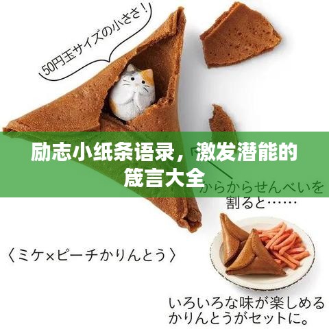 勵志小紙條語錄，激發(fā)潛能的箴言大全