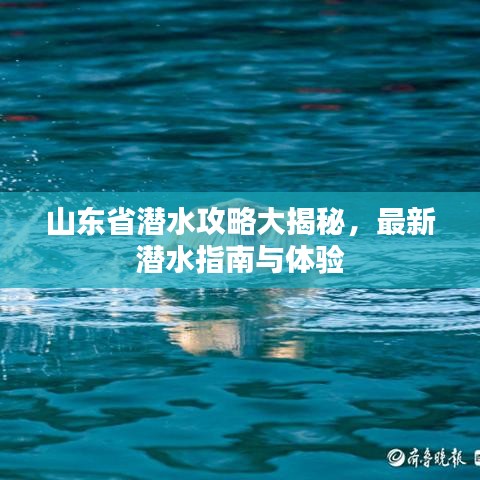山東省潛水攻略大揭秘，最新潛水指南與體驗