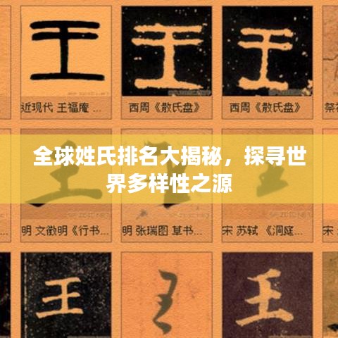 全球姓氏排名大揭秘，探尋世界多樣性之源