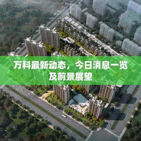 萬科最新動態(tài)，今日消息一覽及前景展望