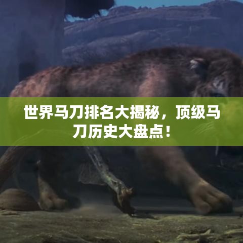 世界馬刀排名大揭秘，頂級馬刀歷史大盤點！
