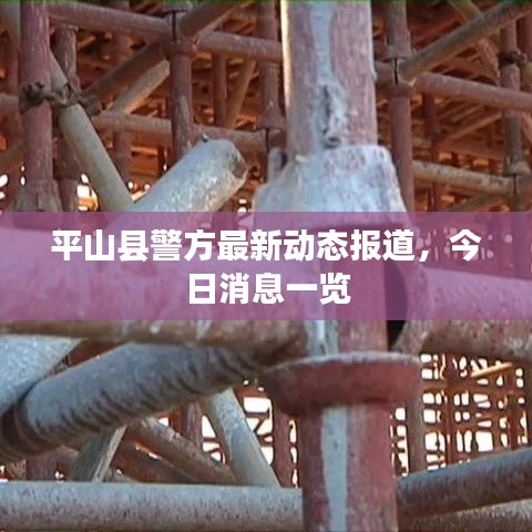 平山縣警方最新動態(tài)報道，今日消息一覽
