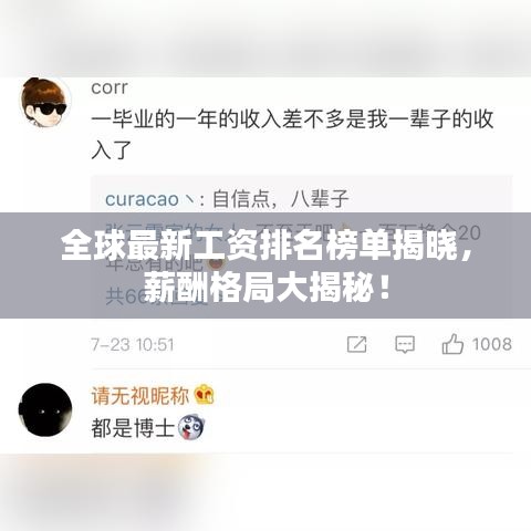 全球最新工資排名榜單揭曉，薪酬格局大揭秘！