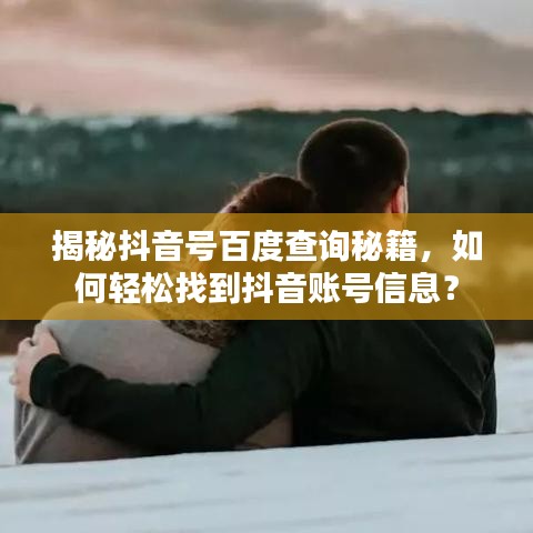 揭秘抖音號百度查詢秘籍，如何輕松找到抖音賬號信息？