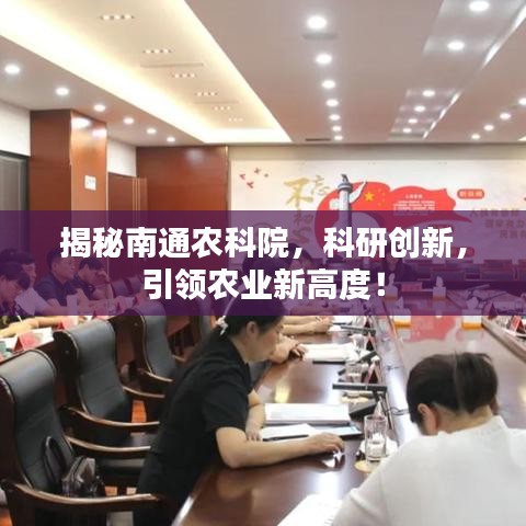 揭秘南通農(nóng)科院，科研創(chuàng)新，引領(lǐng)農(nóng)業(yè)新高度！