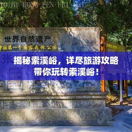 揭秘索溪峪，詳盡旅游攻略帶你玩轉(zhuǎn)索溪峪！