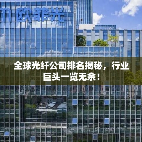 全球光纖公司排名揭秘，行業(yè)巨頭一覽無余！
