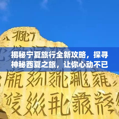 揭秘寧夏旅行全新攻略，探尋神秘西夏之旅，讓你心動不已！