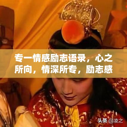 專一情感勵(lì)志語錄，心之所向，情深所專，勵(lì)志感人至深！