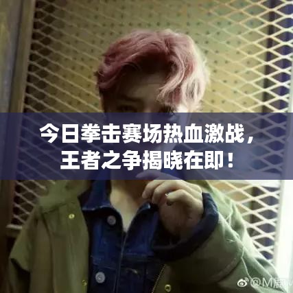 今日拳擊賽場(chǎng)熱血激戰(zhàn)，王者之爭(zhēng)揭曉在即！