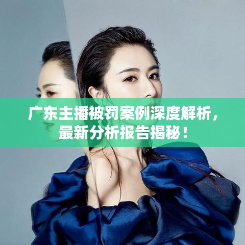 廣東主播被罰案例深度解析，最新分析報告揭秘！