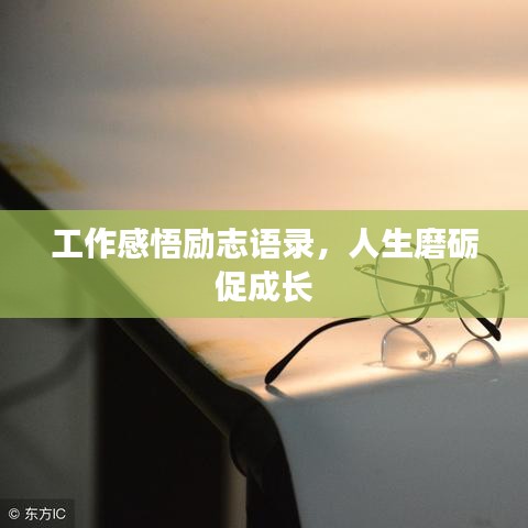 工作感悟勵志語錄，人生磨礪促成長