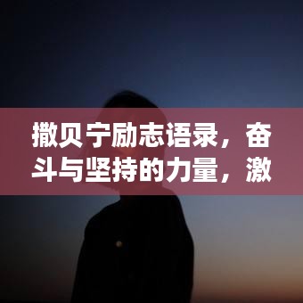 撒貝寧勵(lì)志語錄，奮斗與堅(jiān)持的力量，激發(fā)無限潛能！