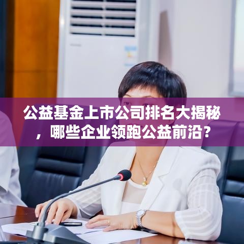 公益基金上市公司排名大揭秘，哪些企業(yè)領(lǐng)跑公益前沿？