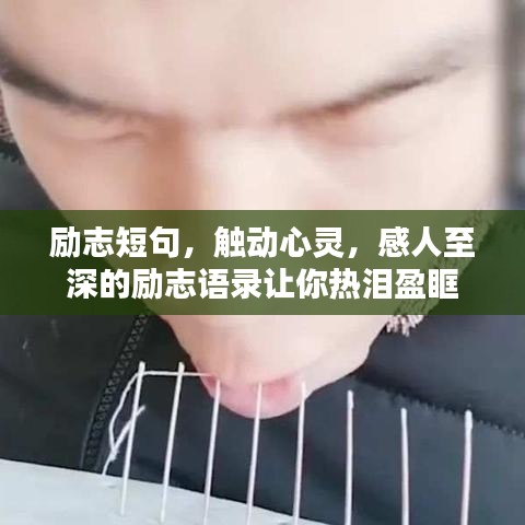 勵(lì)志短句，觸動(dòng)心靈，感人至深的勵(lì)志語錄讓你熱淚盈眶