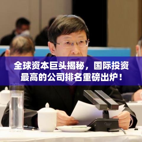 全球資本巨頭揭秘，國際投資最高的公司排名重磅出爐！