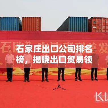 石家莊出口公司排名榜，揭曉出口貿(mào)易領(lǐng)先者