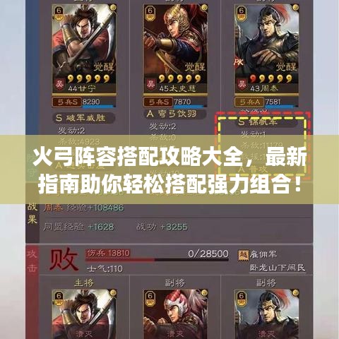 火弓陣容搭配攻略大全，最新指南助你輕松搭配強力組合！