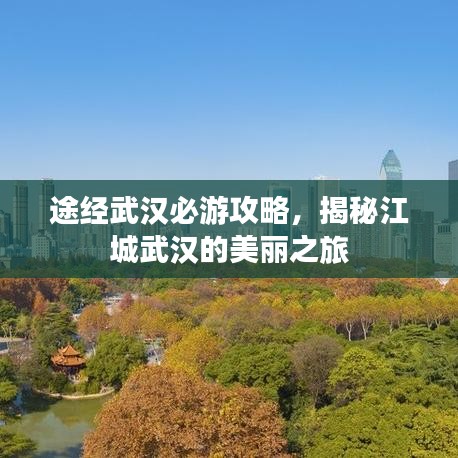 途經武漢必游攻略，揭秘江城武漢的美麗之旅
