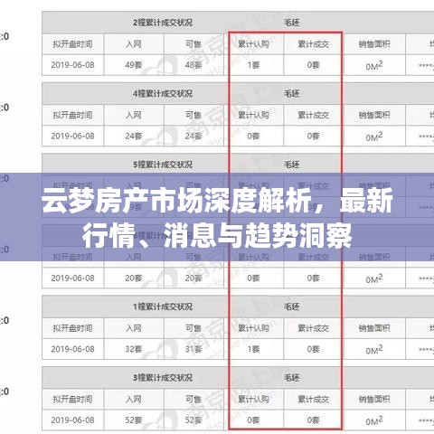 云夢房產(chǎn)市場深度解析，最新行情、消息與趨勢洞察