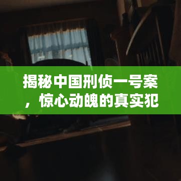 揭秘中國刑偵一號案，驚心動魄的真實犯罪紀(jì)實探索