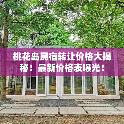 桃花島民宿轉(zhuǎn)讓價格大揭秘！最新價格表曝光！