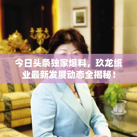 今日頭條獨(dú)家爆料，玖龍紙業(yè)最新發(fā)展動(dòng)態(tài)全揭秘！