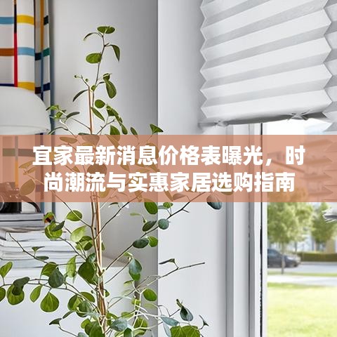 宜家最新消息價格表曝光，時尚潮流與實惠家居選購指南