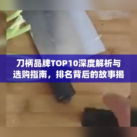 刀柄品牌TOP10深度解析與選購指南，排名背后的故事揭秘