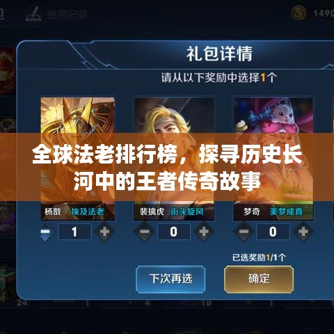 全球法老排行榜，探尋歷史長(zhǎng)河中的王者傳奇故事