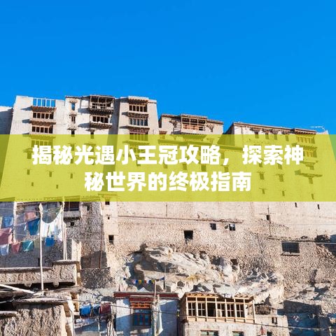 揭秘光遇小王冠攻略，探索神秘世界的終極指南