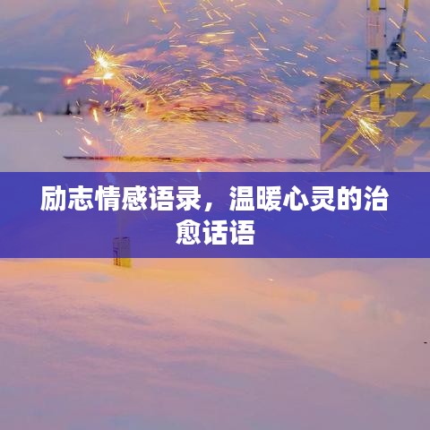 勵(lì)志情感語錄，溫暖心靈的治愈話語