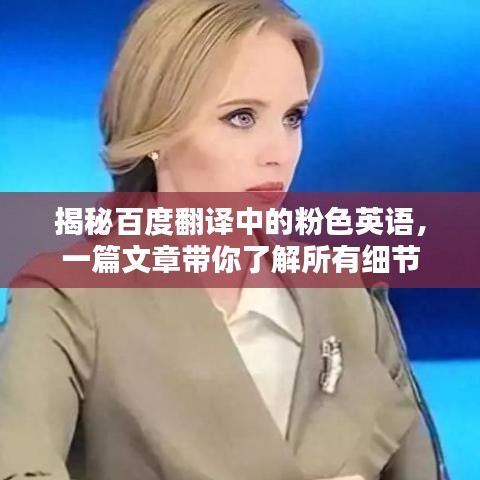 揭秘百度翻譯中的粉色英語，一篇文章帶你了解所有細節(jié)