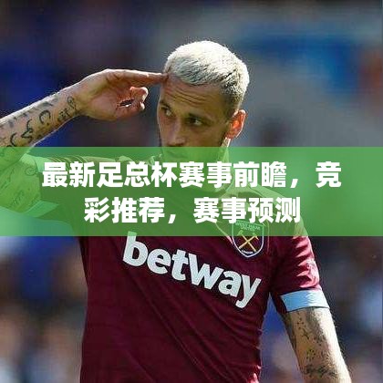 最新足總杯賽事前瞻，競彩推薦，賽事預(yù)測