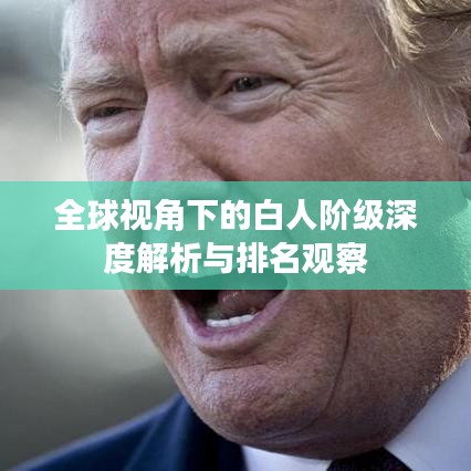 全球視角下的白人階級深度解析與排名觀察