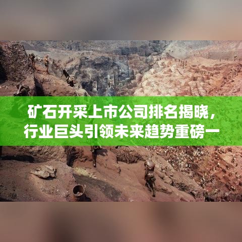 礦石開采上市公司排名揭曉，行業(yè)巨頭引領(lǐng)未來趨勢重磅一覽