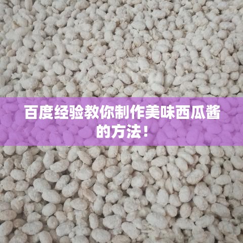百度經(jīng)驗(yàn)教你制作美味西瓜醬的方法！