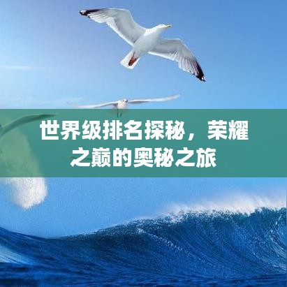 世界級排名探秘，榮耀之巔的奧秘之旅