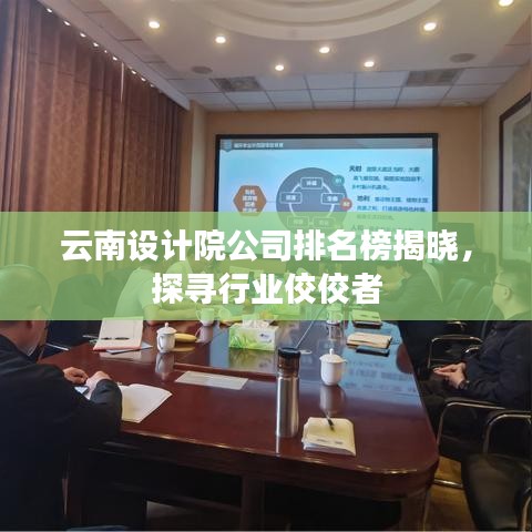 云南設(shè)計院公司排名榜揭曉，探尋行業(yè)佼佼者