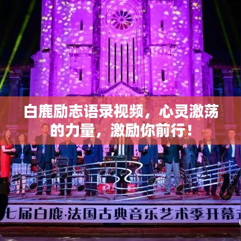 白鹿勵(lì)志語錄視頻，心靈激蕩的力量，激勵(lì)你前行！