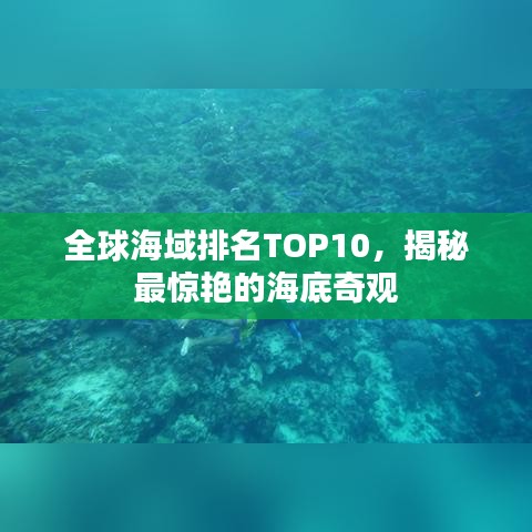 全球海域排名TOP10，揭秘最驚艷的海底奇觀
