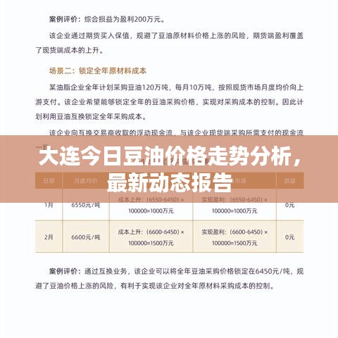 大連今日豆油價(jià)格走勢(shì)分析，最新動(dòng)態(tài)報(bào)告