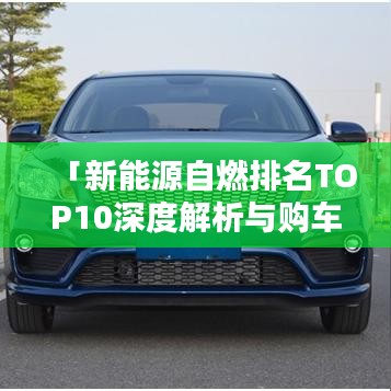 「新能源自燃排名TOP10深度解析與購車指南，全方位了解不容錯(cuò)過」