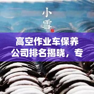 高空作業(yè)車保養(yǎng)公司排名揭曉，專業(yè)維護(hù)，安全至上