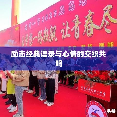 勵(lì)志經(jīng)典語(yǔ)錄與心情的交織共鳴
