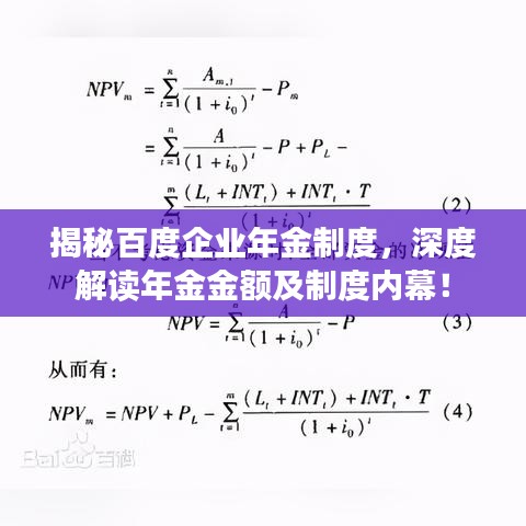揭秘百度企業(yè)年金制度，深度解讀年金金額及制度內(nèi)幕！