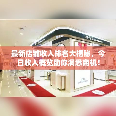 最新店鋪收入排名大揭秘，今日收入概覽助你洞悉商機(jī)！