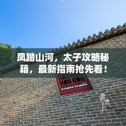 鳳踏山河，太子攻略秘籍，最新指南搶先看！